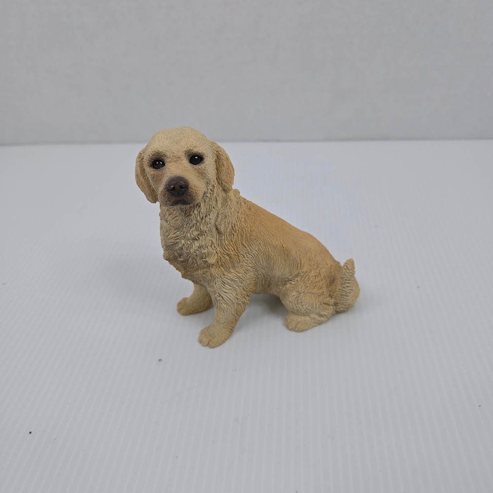 Stone Critters Seated Golden Retriever Figurine SC-401‎ United Design Corp USA